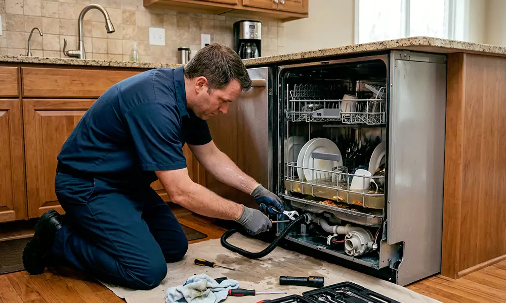 Dishwasher Not Draining Repair in Rahway, NJ