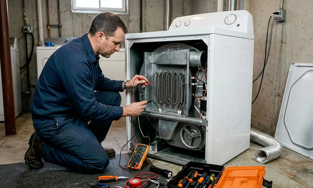 Dryer Not Heating Repair in Rahway, NJ