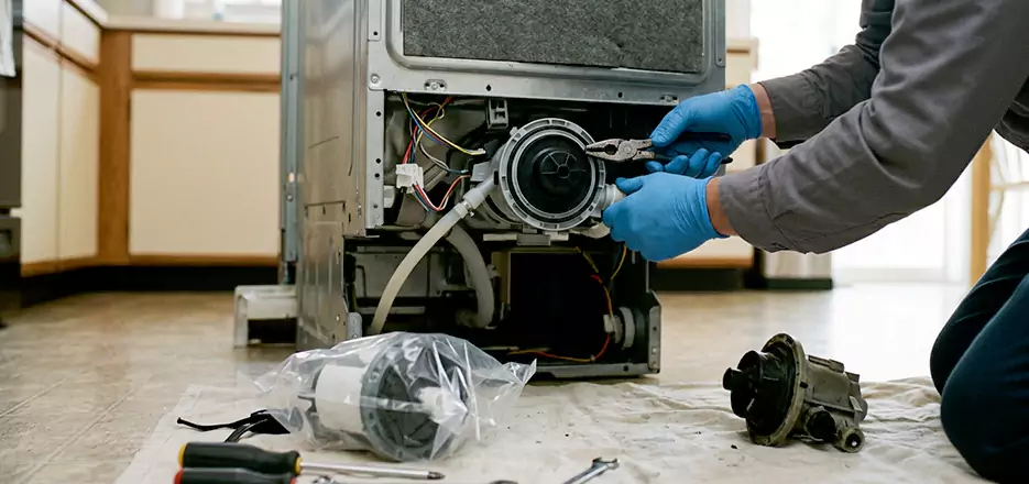 Dishwasher Motor Pump Replacement in Rahway