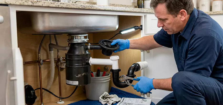 Garbage Disposal Splash Guard and Trap Installation in Rahway