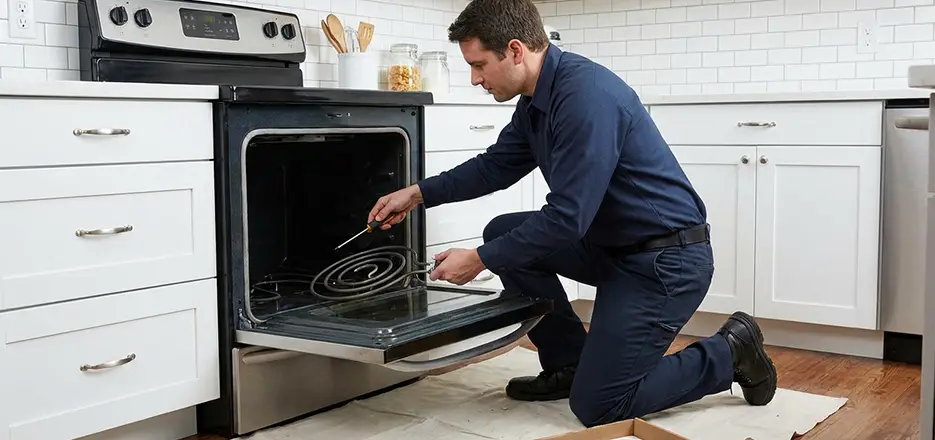 Oven Lower Heating Element Replacement in Rahway